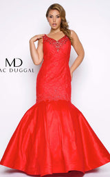 1 of 3 Mac Duggal 77178F Red