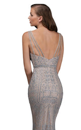 4 of 4 Nina Canacci 8177 Silver/Nude