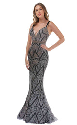 1 of 8 Nina Canacci 8181 Black-Rose-Gold