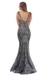 3 of 8 Nina Canacci 8181 Black-Rose-Gold