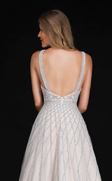 4 of 4 Nina Canacci 8183 Dress Ivory-Nude