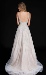 2 of 4 Nina Canacci 8183 Dress Ivory-Nude