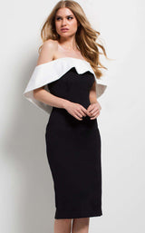 1 of 2 Jovani 49660 Black/White