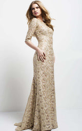 1 of 2 Jovani 50156 Gold