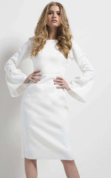 1 of 4 Jovani 50160 Ivory