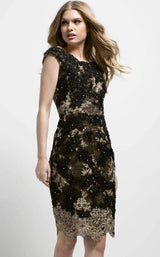 4 of 5 Jovani 50191 Black/Gold