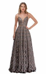 1 of 8 Nina Canacci 8191 Black-Rose-Gold