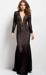 2 of 7 Jovani 45150 Black