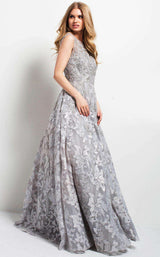 6 of 6 Jovani 47762 Silver