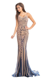 2 of 8 Johnathan Kayne 8210 Navy/Gold