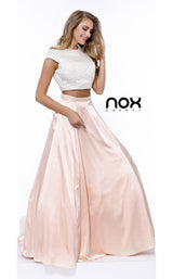 2 of 12 Nox Anabel 8228 Nude & Ivory