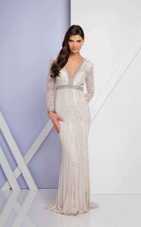 1 of 3 Terani 1721E4133 Cream/Silver