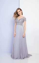 1 of 3 Terani 1721M4329 Dark Silver/Nude