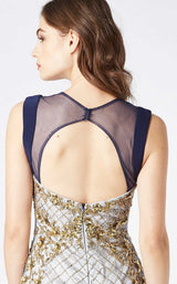 7 of 8 Faust 823 Dress Nude-Navy