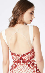 8 of 8 Faust 823 Dress Nude-Red