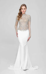 2 of 2 Terani 1722E4248 Ivory/Nude