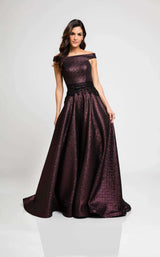 3 of 4 Terani 1723E4265 Plum/Black