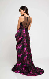 2 of 3 Terani 1723E4304 Fuchsia/Black