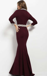 2 of 3 Jovani 52091 Burgundy