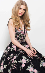 5 of 5 Jovani 53096 Black/Multi