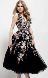 5 of 5 Jovani 53097 Black/Multi