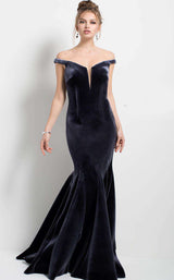 1 of 3 Jovani 54848 Charcoal