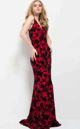 1 of 3 Jovani 54985 Red/Black