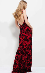 2 of 3 Jovani 54985 Red/Black
