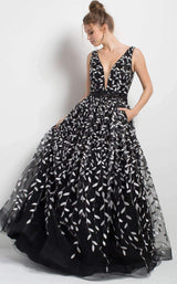 1 of 6 Jovani 55704 Black