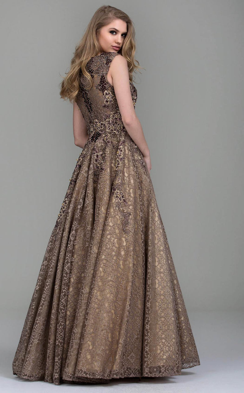 Jovani 55877 Taupe