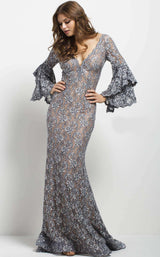 8 of 11 Jovani 57048 Silver