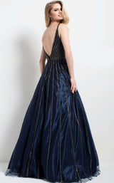 2 of 2 Jovani 57590 Navy/Gun Metal