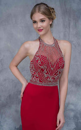 5 of 6 Nina Canacci 2153 Burgundy