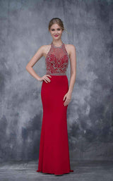 4 of 6 Nina Canacci 2153 Burgundy