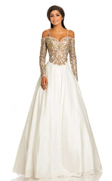 2 of 4 Johnathan Kayne 8020 White/Gold