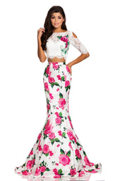 1 of 4 Johnathan Kayne 8038 Pink Multi