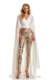 1 of 2 Johnathan Kayne 8053 Champagne/White