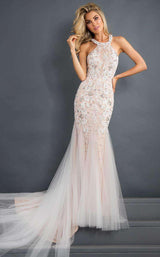 2 of 4 Rachel Allan 5963 White/Nude