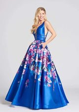 1 of 4 Ellie Wilde EW118006 Teal-Multi