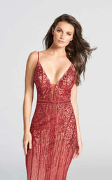 3 of 3 Ellie Wilde EW118024 Red/Nude