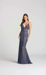 1 of 3 Ellie Wilde EW118024 Navy/Nude