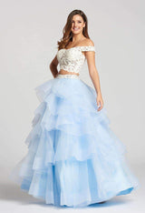 3 of 5 Ellie Wilde EW118040 White/Baby Blue