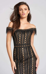 2 of 3 Ellie Wilde EW118057 Black/Gold