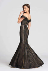 3 of 3 Ellie Wilde EW118057 Black/Gold