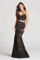 1 of 3 Ellie Wilde EW118058 Black/Nude