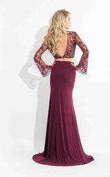3 of 4 Rachel Allan 6053 Black/Cherry