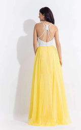 4 of 7 Rachel Allan 6112 White/Yellow