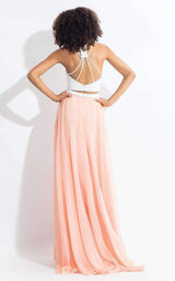 5 of 7 Rachel Allan 6112 White/Blush