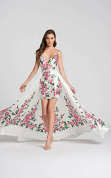 1 of 4 Ellie Wilde EW118090 Ivory/Multi