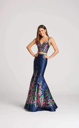 1 of 3 Ellie Wilde EW118091 Navy Blue/Multi